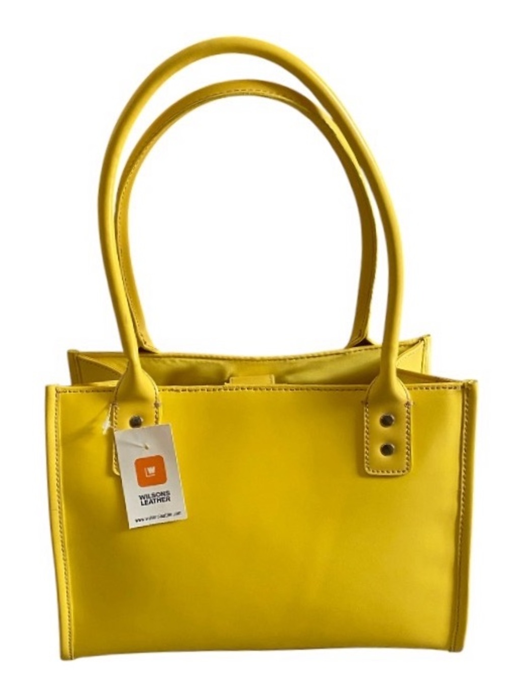 Wilson’s leather maxima yellow tote